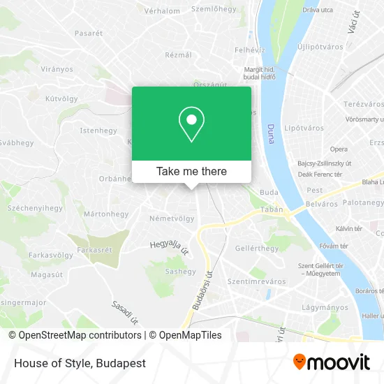 House Of Style map