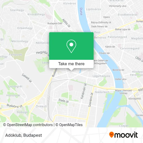 Adóklub map