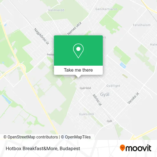 Hotbox Breakfast&More map