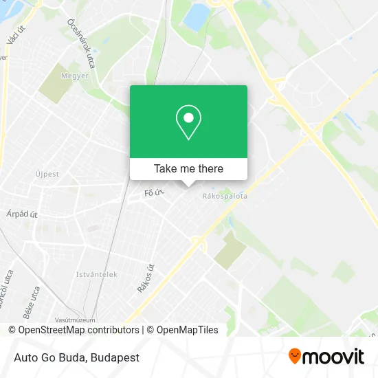 Auto Go Buda map