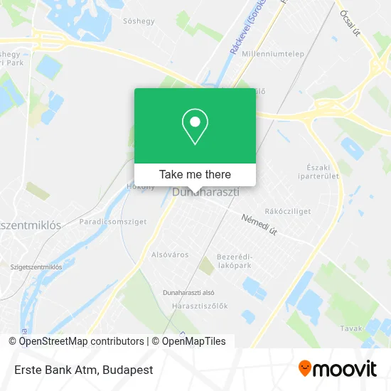 Erste Bank Atm map
