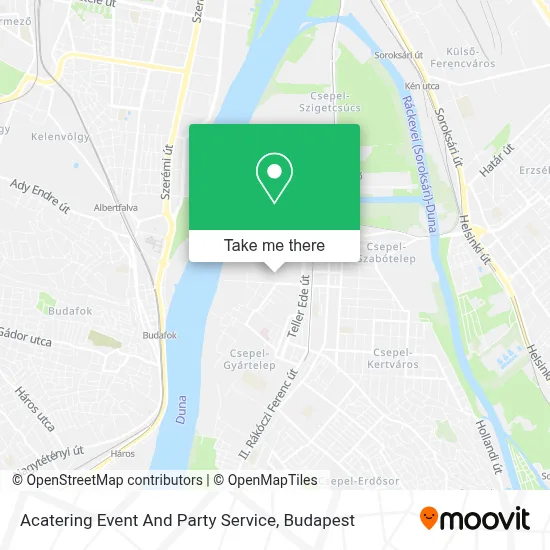 Acatering Event And Party Service map