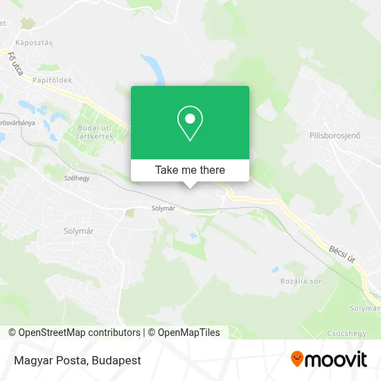 Magyar Posta map