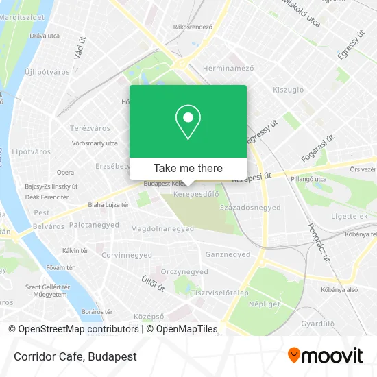 Corridor Cafe map