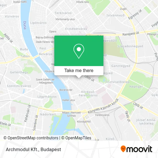 Archmodul Kft. map