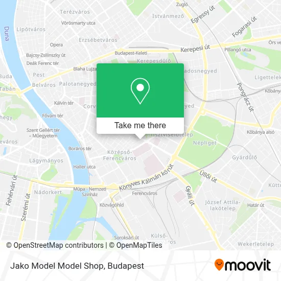Jako Model Model Shop map