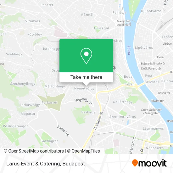 Larus Event & Catering map