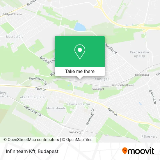 Infiniteam Kft map