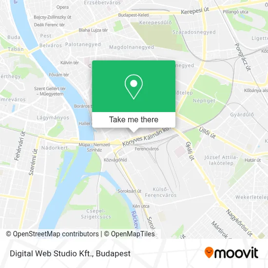 Digital Web Studio Kft. map