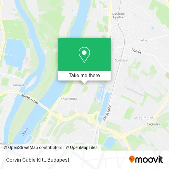 Corvin Cable Kft. map