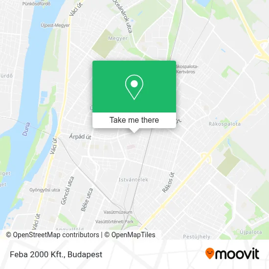 Feba 2000 Kft. map