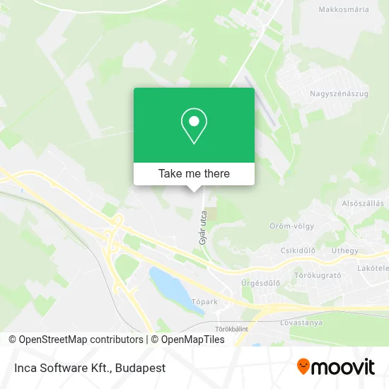 Inca Software Kft. map
