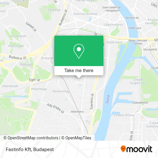 Fastinfo Kft map