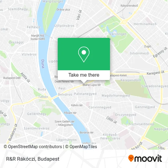 R&R Rákóczi map