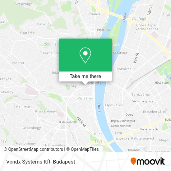Vendx Systems Kft map
