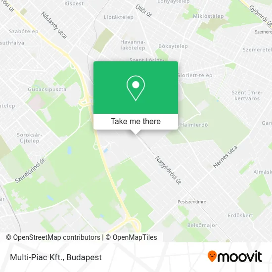 Multi-Piac Kft. map