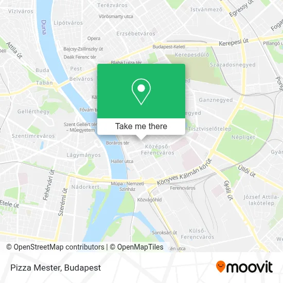 Pizza Mester map