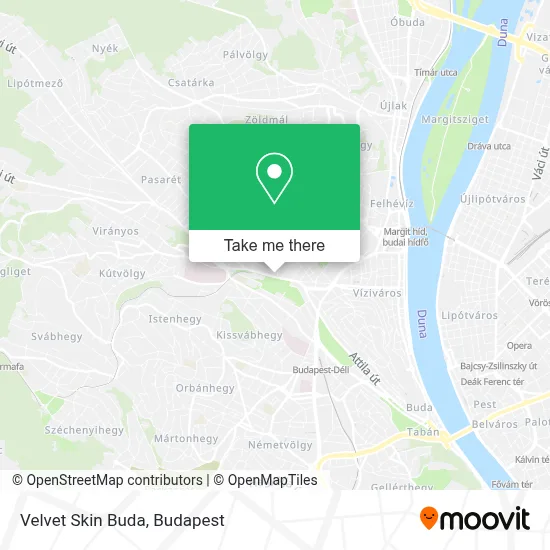 Velvet Skin Buda map