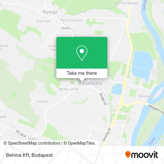 Behina Kft map