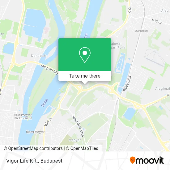 Vigor Life Kft. map