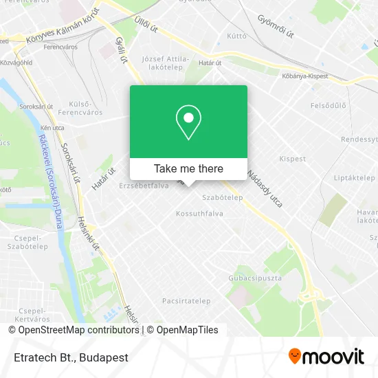 Etratech Bt. map