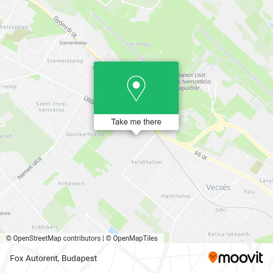 Fox Autorent map