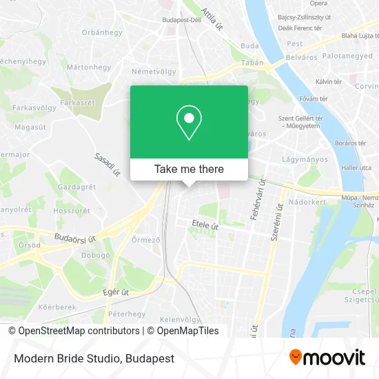 Modern Bride Studio map