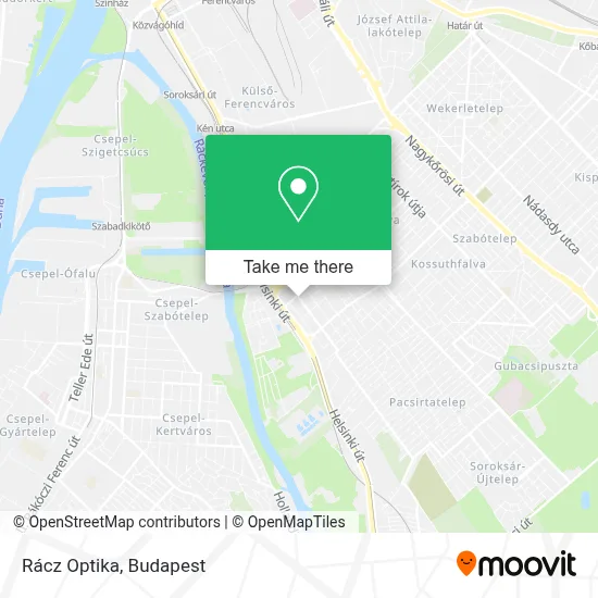 Rácz Optika map