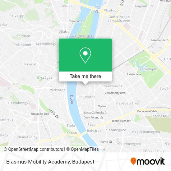 Erasmus Mobility Academy map
