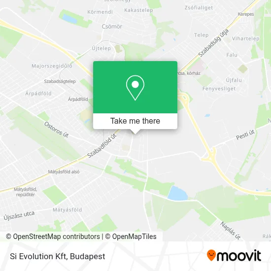 Si Evolution Kft map
