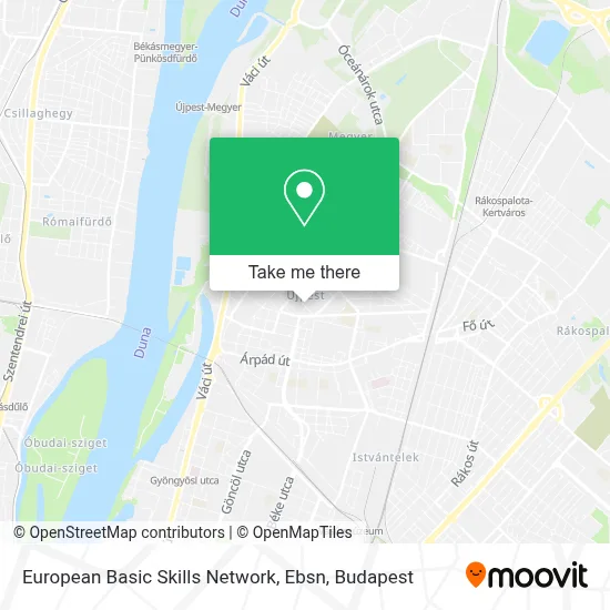 European Basic Skills Network, Ebsn map