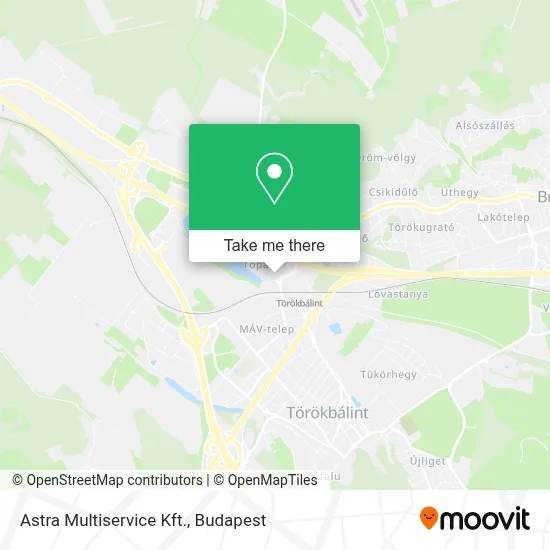 Astra Multiservice Kft. map
