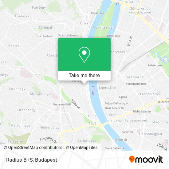 Radius-B+S map