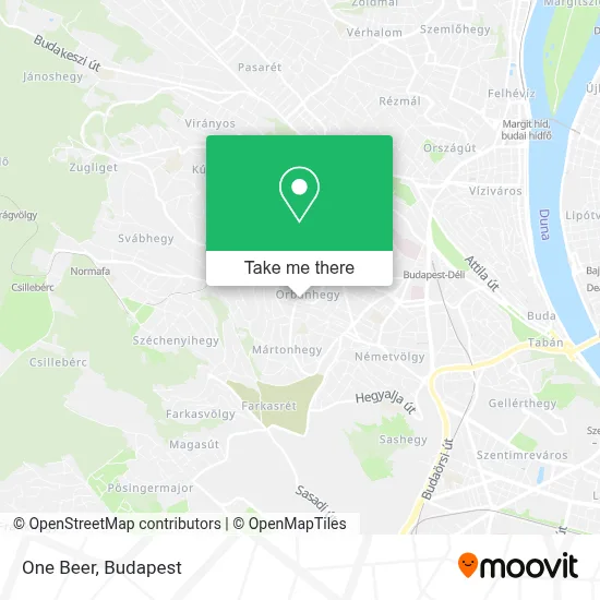 One Beer map