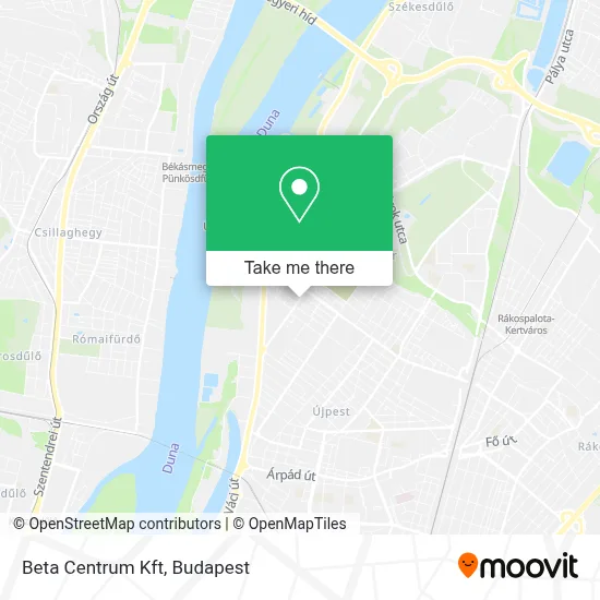 Beta Centrum Kft map