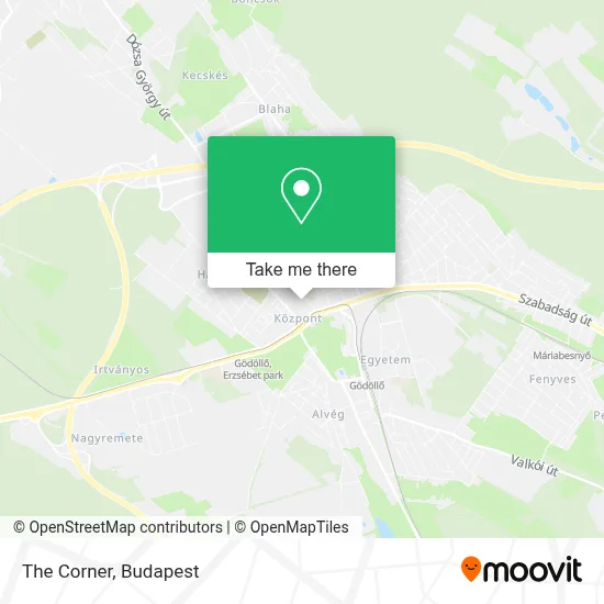 The Corner map