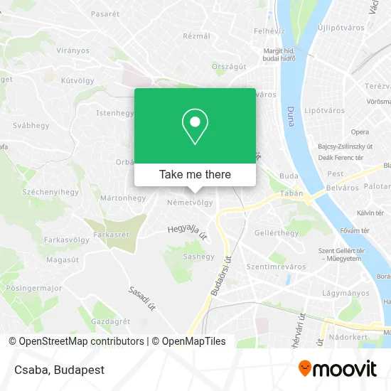 Csaba map