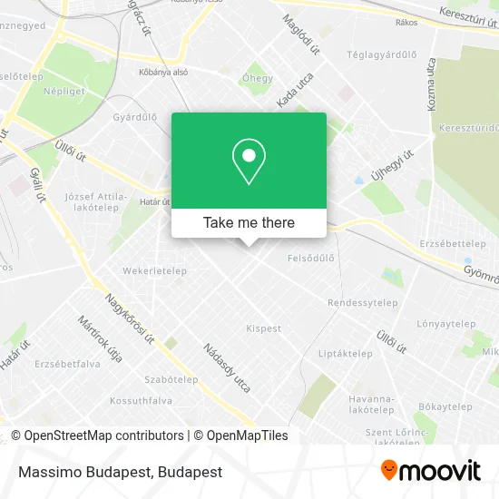 Massimo Budapest map