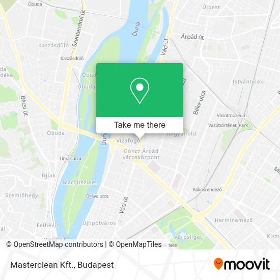 Masterclean Kft. map