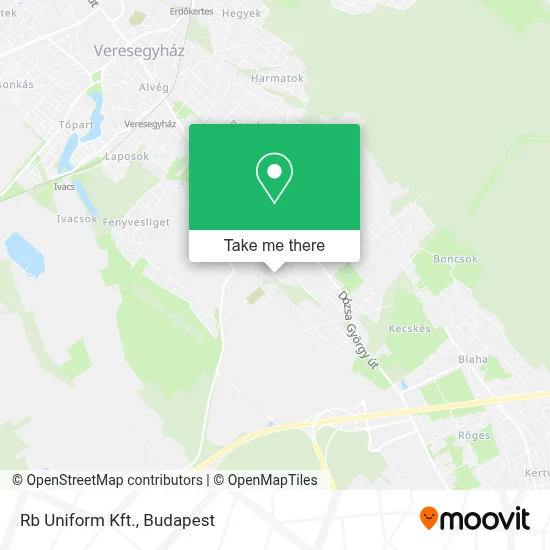 Rb Uniform Kft. map