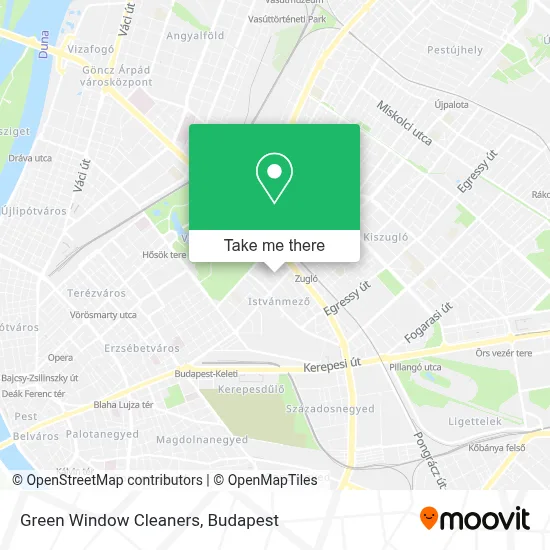 Green Window Cleaners map