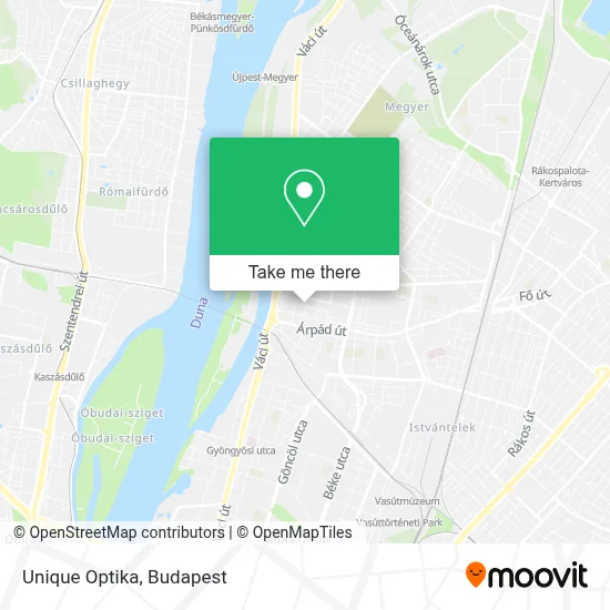 Unique Optika map