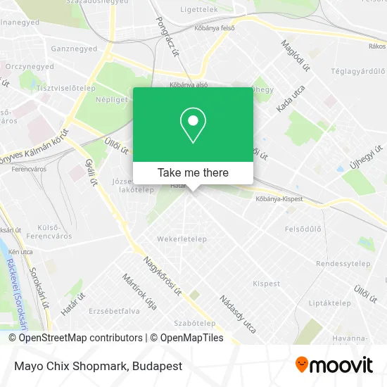 Mayo Chix Shopmark map
