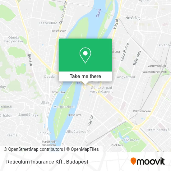Reticulum Insurance Kft. map