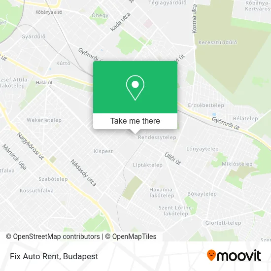 Fix Auto Rent map
