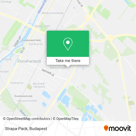 Strapa-Pack map