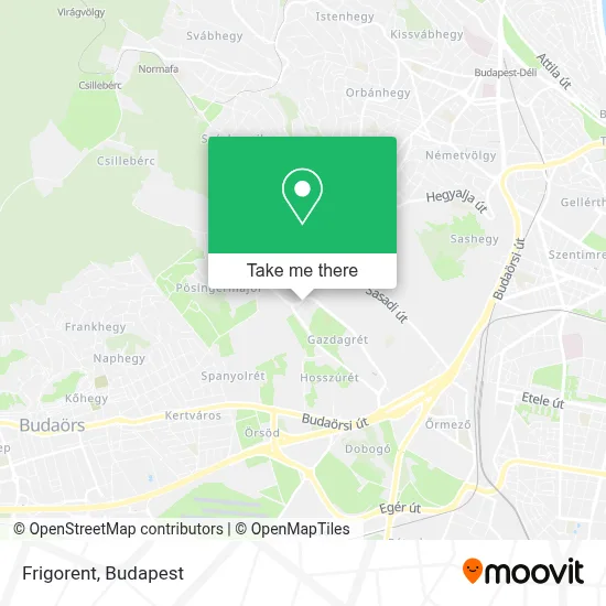 Frigorent map