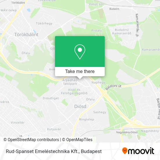 Rud-Spanset Emeléstechnika Kft. map