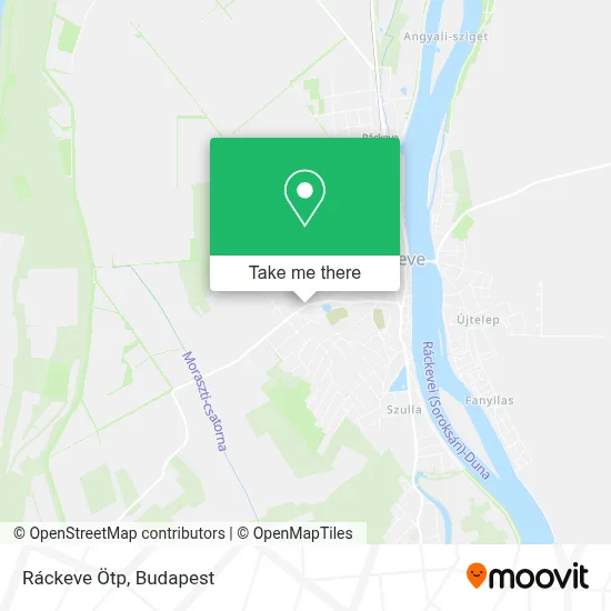 Ráckeve Ötp map