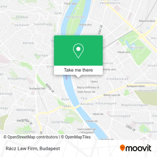 Rácz Law Firm map